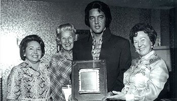 Barton Auxiliary with Elvis.