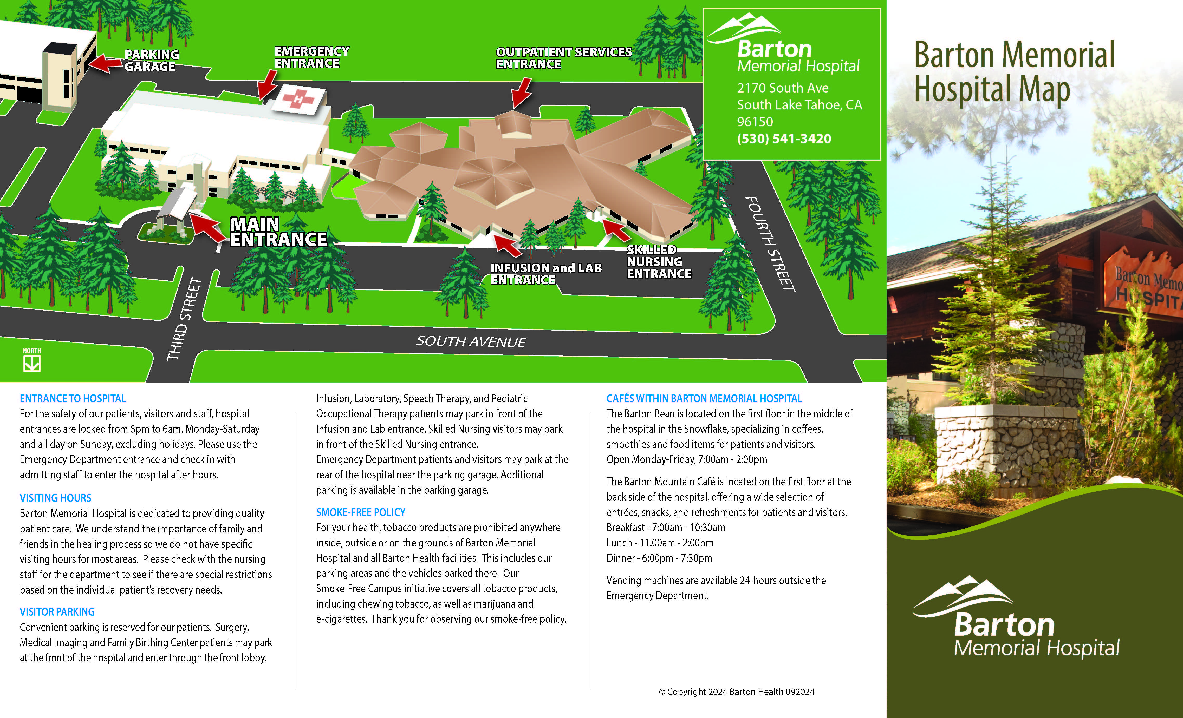 Barton Memorial Hospital Map